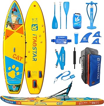 Inflatable Paddle Board with Seat